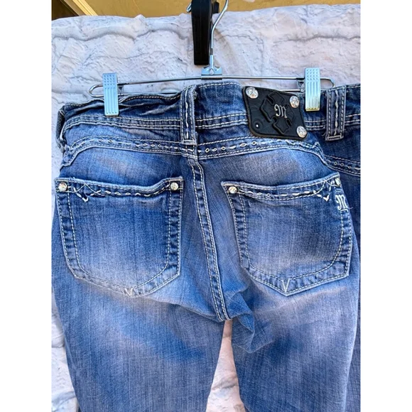Y2K style Women's Miss Me Blue Jeans Boot Cut Size 32 style JW5310B3Q - Picture 5 of 11